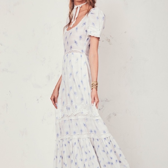🤍Ballad Blue Loveshackfancy Ryan Dress - Picture 1 of 7